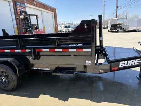 New 2026 Sure-Trac 7 x 14 Pro Series Telescopic 15.4K Dump Trailer
