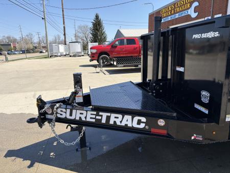 New 2026 Sure-Trac 7 x 14 Pro Series Telescopic 15.4K Dump Trailer