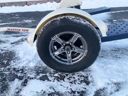 New Master Tow 83" Wide Tilt Bed Tow Dolly - Surge Brakes - Wheel Straps and Ratcheting Buckles Included!