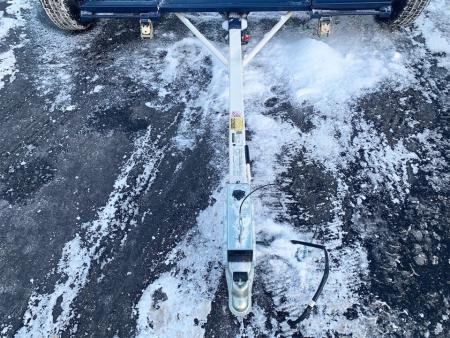 New Master Tow 83" Wide Tilt Bed Tow Dolly - Surge Brakes - Wheel Straps and Ratcheting Buckles Included!