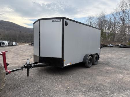 New 2026 Haulmark 7x14 7K 6'6  Interior Height Passport Deluxe Cargo / Enclosed Trailer with Rear Ramp Door