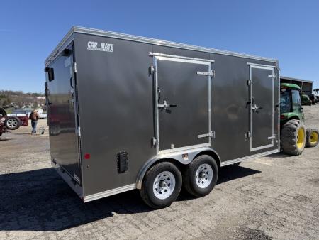 New NEW 2026 Car Mate 8.5 x 16 HD Custom Cargo Trailer w/ Ramp Door