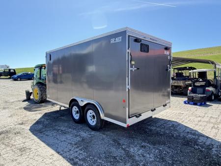New NEW 2026 Car Mate 8.5 x 16 HD Custom Cargo Trailer w/ Ramp Door