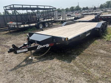 New 2026 Liberty 83 IN X 20 FT STEEL FRAME CAR HAULER 10K GVWR WOOD DECK
