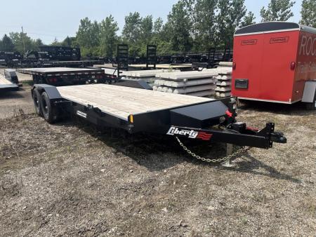 New 2026 Liberty 83 IN X 20 FT STEEL FRAME CAR HAULER 10K GVWR WOOD DECK