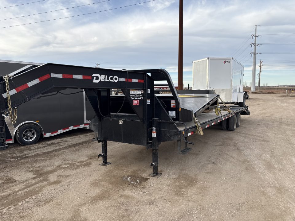 Used 2026 Delco Trailers 32' W/10K AXLES Flatbed Trailer