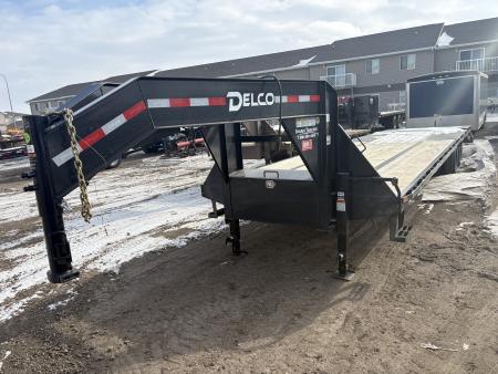 Used 2026 Delco Trailers 32' W/10K AXLES Flatbed Trailer
