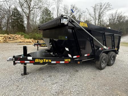 New 2026 Big Tex Trailers 14TDX 5 STAGE TELESCOPIC DUMP TRAILER HYDRO JACK, LONG ARM TARP 14PLY TIRES