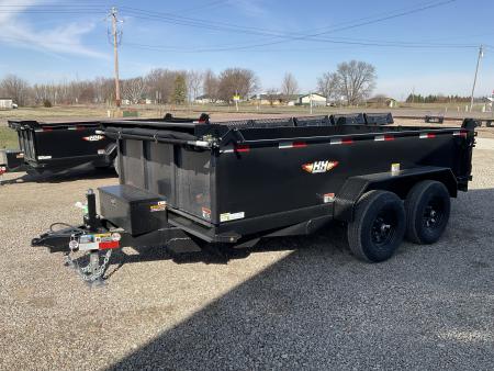 New 2026 H&H Trailers H7612UD-24-100 Dump Trailer