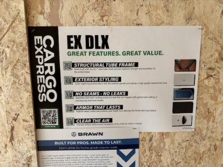 New 2026 Cargo Express 7x16 7K * RAMP DOOR * D-RINGS * KE-DX8416-070 EX DLX Cargo / Enclosed Trailer