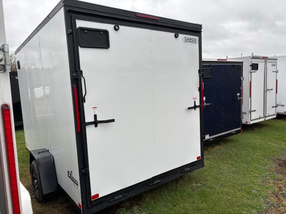 New 2026 Cargo Express 7X12 3.5K * RAMP DOOR * 6.5 FT INTERIOR * D-RINGS *KE-DX8412-035 EX DLX Cargo / Enclosed Trailer