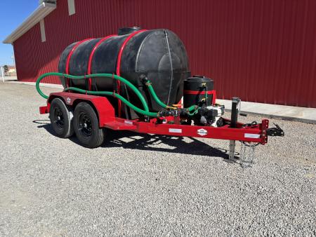 New 2026 Desert Star 1000 GAL 5X12 TANDEM AXLE 14K WATER BUFFA Equipment Trailer