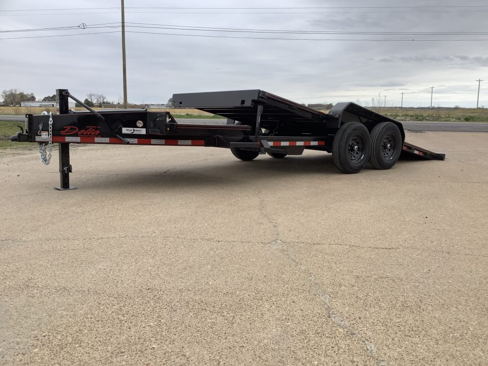 New 2026 Delta Trailers 27TB 84x20 (14K) Partial Tilt Equipment Trailer