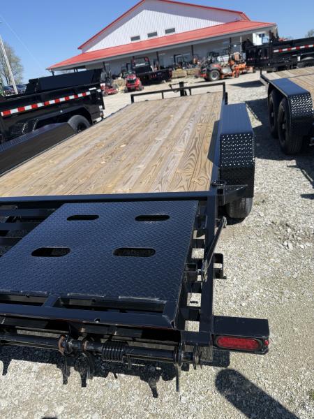 New 2026 Sure-Trac 82 X 17 +3 DOVE TAIL Equipment Trailer