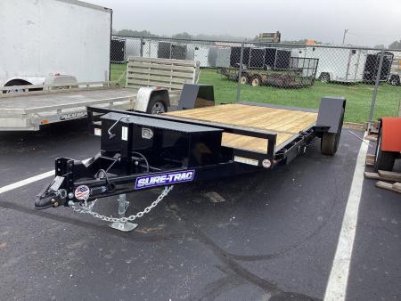 New 2026 Sure-Trac 78 x 12 +4 Equipment Trailer