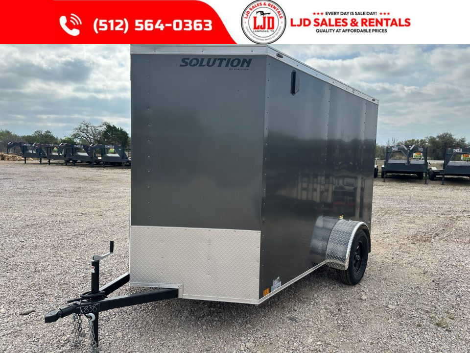 New 2026 Stallion - 6' X 10' X 6'6 - Enclosed Cargo Trailer