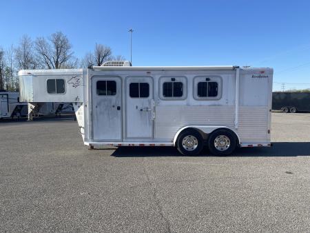 Used 2002 Sooner 3 H Horse Trailer