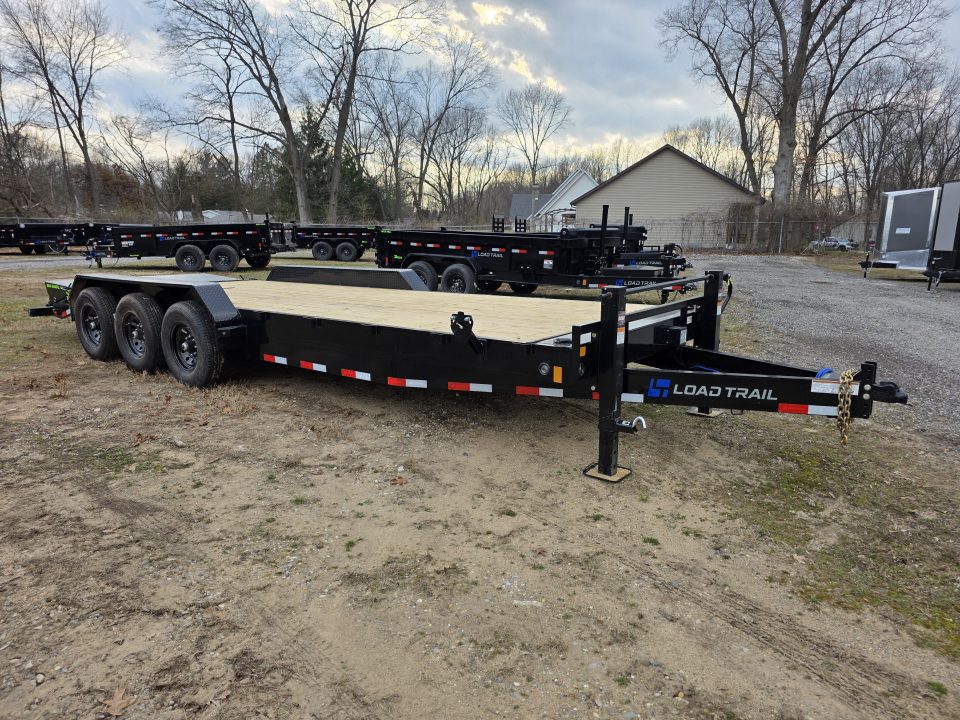 New 2026 Load Trail 83" x 24' Triple Axle MAX RAMPS Carhauler EQUIPMENT TRAILER 21K GVWR Car Hauler
