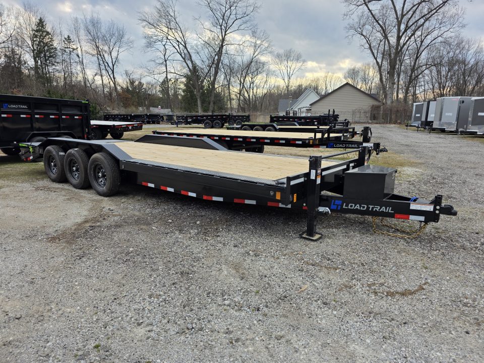 New 2026 Load Trail 102" x 24' MAX RAMPS Triple Axle Carhauler EQUIPMENT TRAILER 21K GVWR Car Hauler