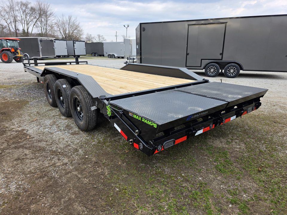 New 2026 Load Trail 102" x 24' MAX RAMPS Triple Axle Carhauler EQUIPMENT TRAILER 21K GVWR Car Hauler
