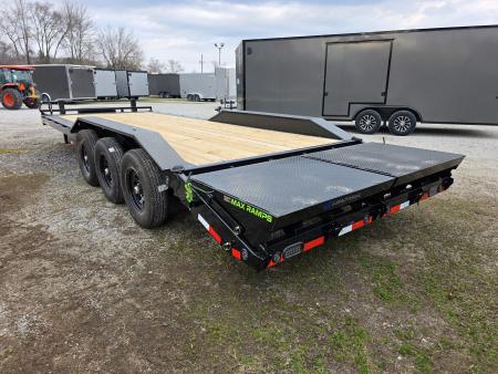 New 2026 Load Trail 102" x 24' MAX RAMPS Triple Axle Carhauler EQUIPMENT TRAILER 21K GVWR Car Hauler