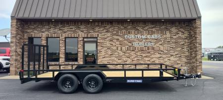 New 2026 Sure-Trac 7 x 18 Tube Top Utility 10K Utility Trailer