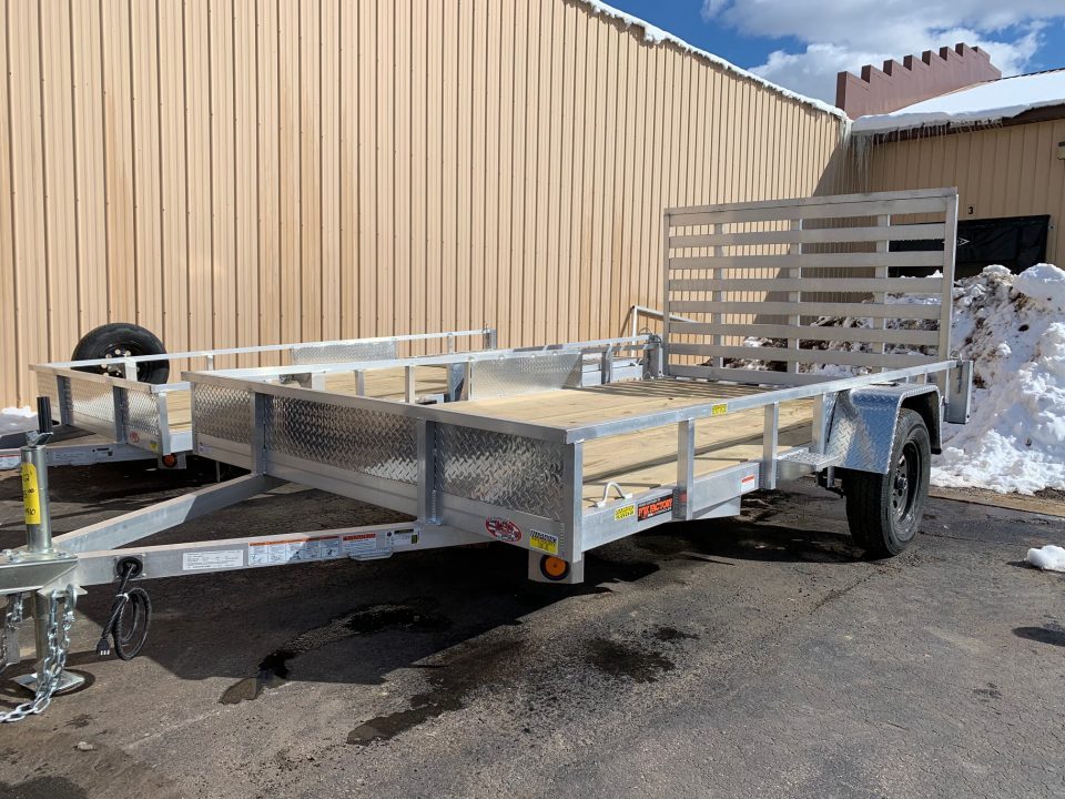 New 2026 Quality Aluminum 82" x 12' Simplicity Utility Trailer