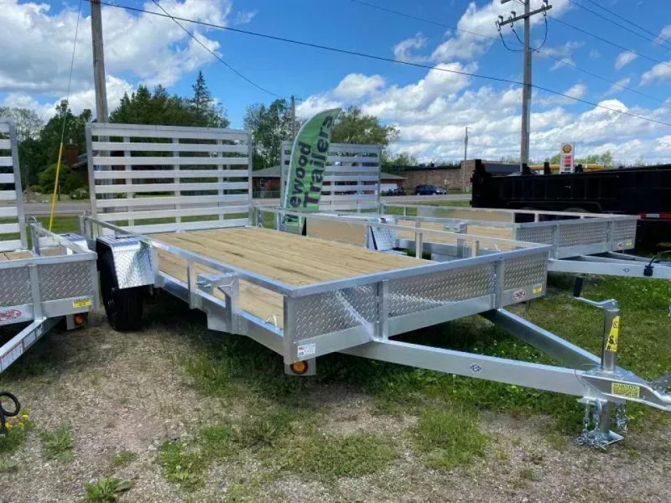 New 2026 Quality Aluminum 82" X 14' Simplicity Utility Trailer