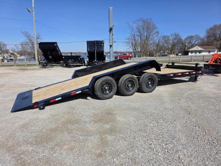 New 2026 Load Trail 83" X 24' Tilt-N-Go 21K Triple Axle Tilt Deck I-Beam Frame EQUIPMENT TRAILER Tilt Trailer