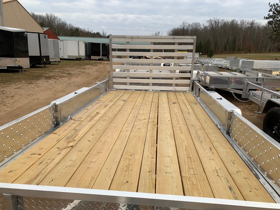 New 2026 Quality Aluminum 82" x 16' 7K ATV Simplicity Utility Trailer