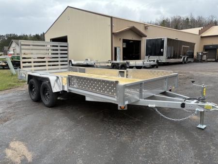 New 2027 Quality Aluminum 82  x 16' TA 7K Utility Trailer