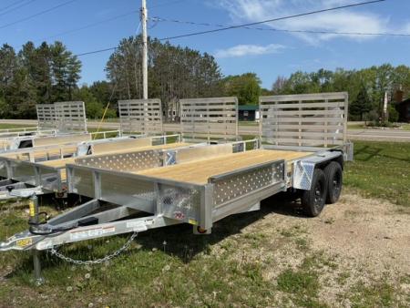 New 2027 Quality Aluminum 82" x 16' TA 7K Utility Trailer