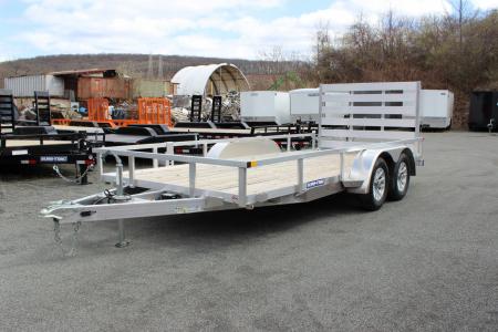 New 2026 Sure-Trac 7x16 Aluminum Tube Top Utility Trailer
