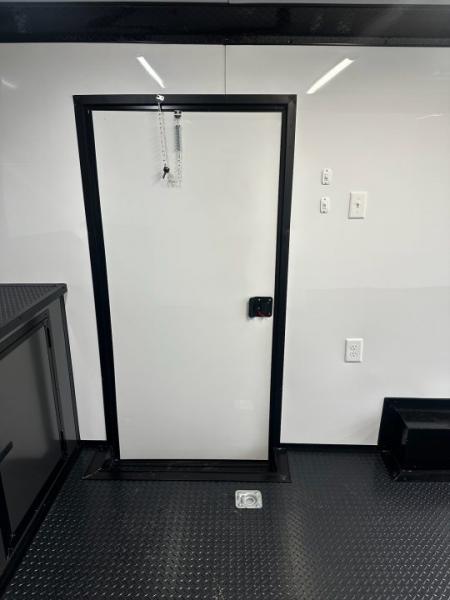 New 2026 Luxe 8.5X18 Race Trailer- Finished Interior-5200LB Torsion Axles-Charcoal Poly-Blackout