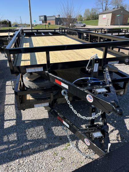 New 2026 Sure-Trac 7 X 18 Tube Top Utility Trailer 10K