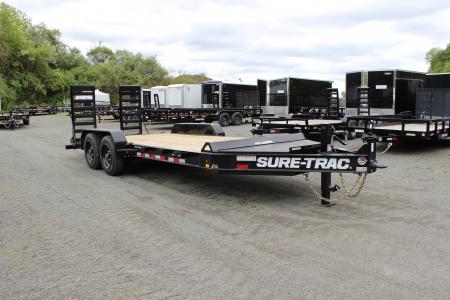 New 2026 Sure-Trac 7x18 17.6K Pro Series Equipment Trailer