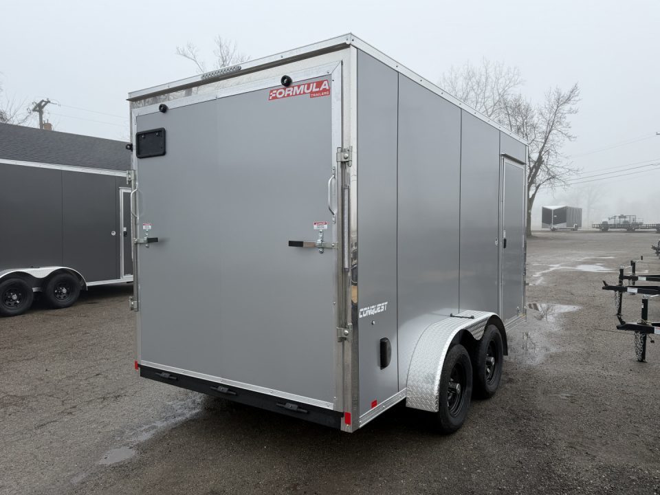 New 2026 FORMULA TRAILERS 7 x 14 Cargo / Enclosed Trailer with 7ft Interior with Ramp Door - UPGRADED MODEL SALE