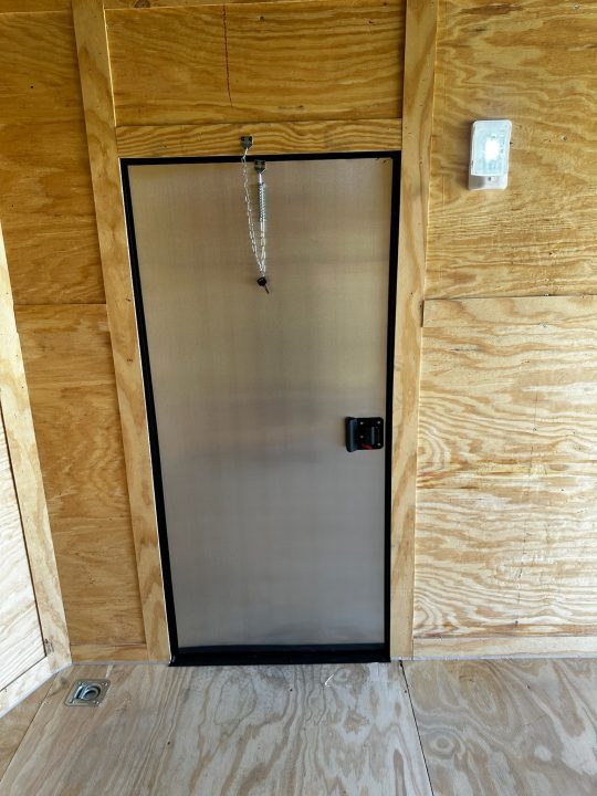 New 2026 Luxe 7X12 Enclosed Trailer-3500LB Single Axle-7'ft Interior-White Poly-Blackout