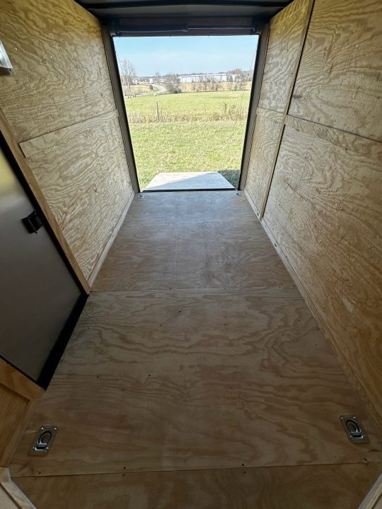 New 2026 Luxe 7X12 Enclosed Trailer-3500LB Single Axle-7'ft Interior-White Poly-Blackout