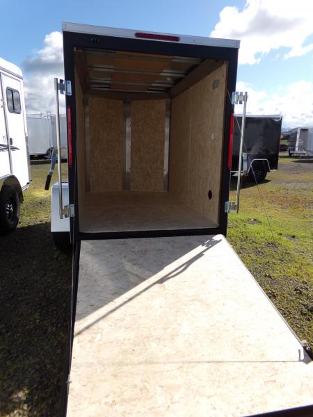 New 2026 Compass 5X8 INDIGO DLX FLAT TOP V-NOSE 3K Cargo / Enclosed Trailer