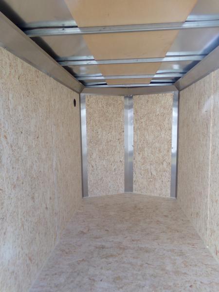 New 2026 Compass 5X8 INDIGO DLX FLAT TOP V-NOSE 3K Cargo / Enclosed Trailer