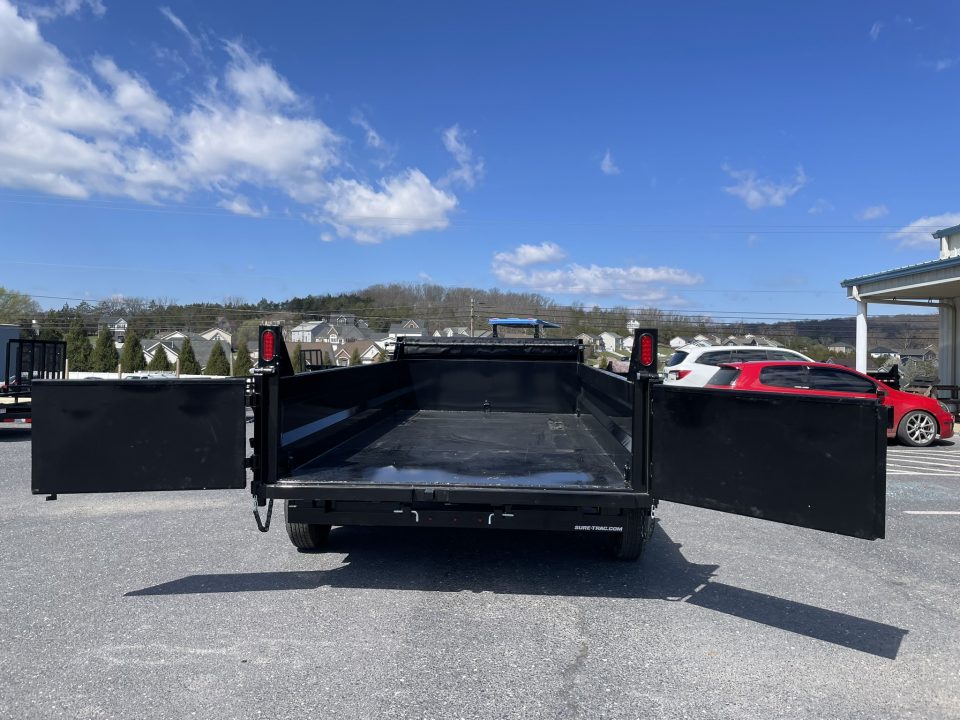 New 2026 Sure-Trac 7X14 Scissor Hoist Dump Trailer