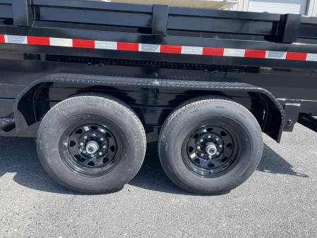 New 2026 Sure-Trac 7X14 Scissor Hoist Dump Trailer