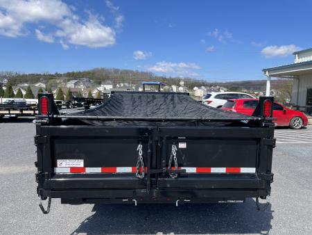 New 2026 Sure-Trac 7X14 Scissor Hoist Dump Trailer