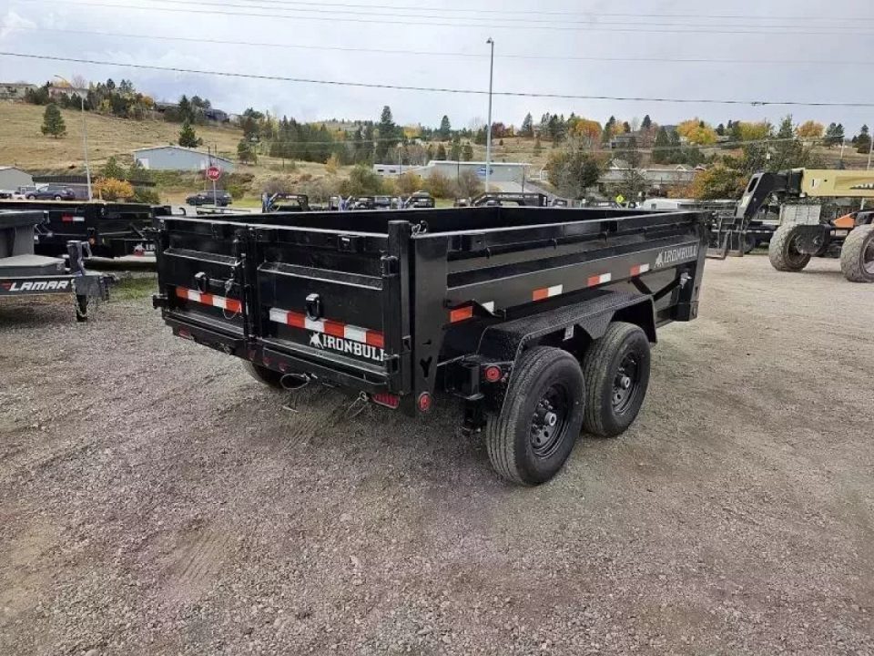 New 2026 Iron Bull 7x12 15k Dump Trailer