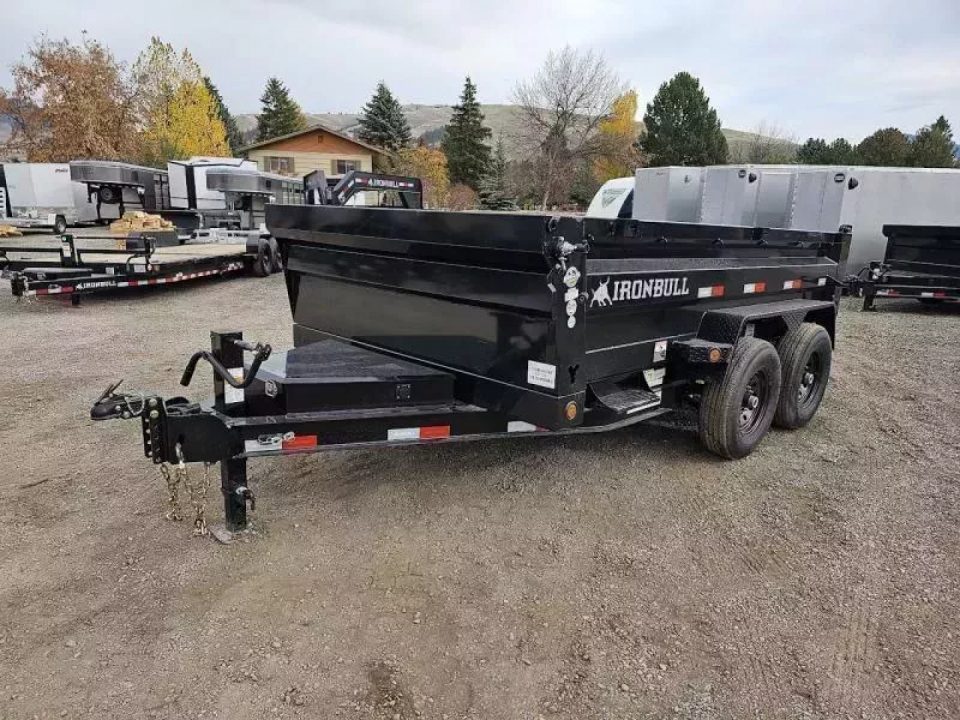 New 2026 Iron Bull 7x12 15k Dump Trailer