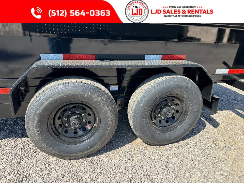 New 2026 US Built - 7' x 14' x 2' - Dump Trailer - GN - TARP - RAMPS - SPREADER