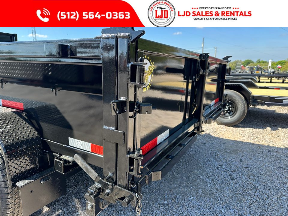 New 2026 US Built - 7' x 14' x 2' - Dump Trailer - GN - TARP - RAMPS - SPREADER