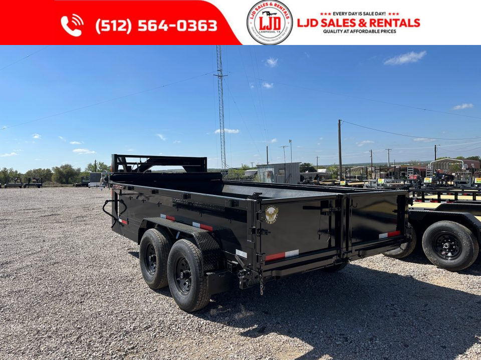 New 2026 US Built - 7' x 14' x 2' - Dump Trailer - GN - TARP - RAMPS - SPREADER