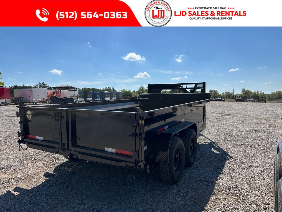 New 2026 US Built - 7' x 14' x 2' - Dump Trailer - GN - TARP - RAMPS - SPREADER